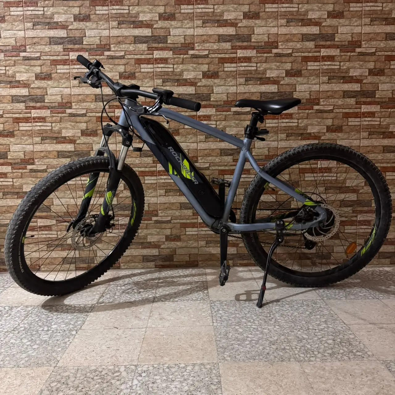 VELO VTT ELECTRIQUE DECATHLON ROCKRIDER E-ST 100 27.5 380WH 70MM BLEU